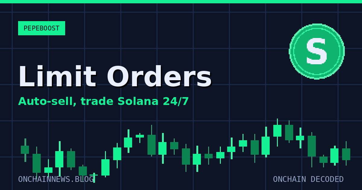 PepeBoost Limit Orders and Auto-Sell Explained: Trade Solana 24/7 Without Being Online
