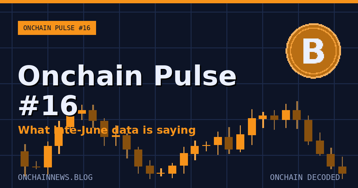 Onchain Pulse #16: What Bitcoin’s Late-June Data Is Telling Patient Investors