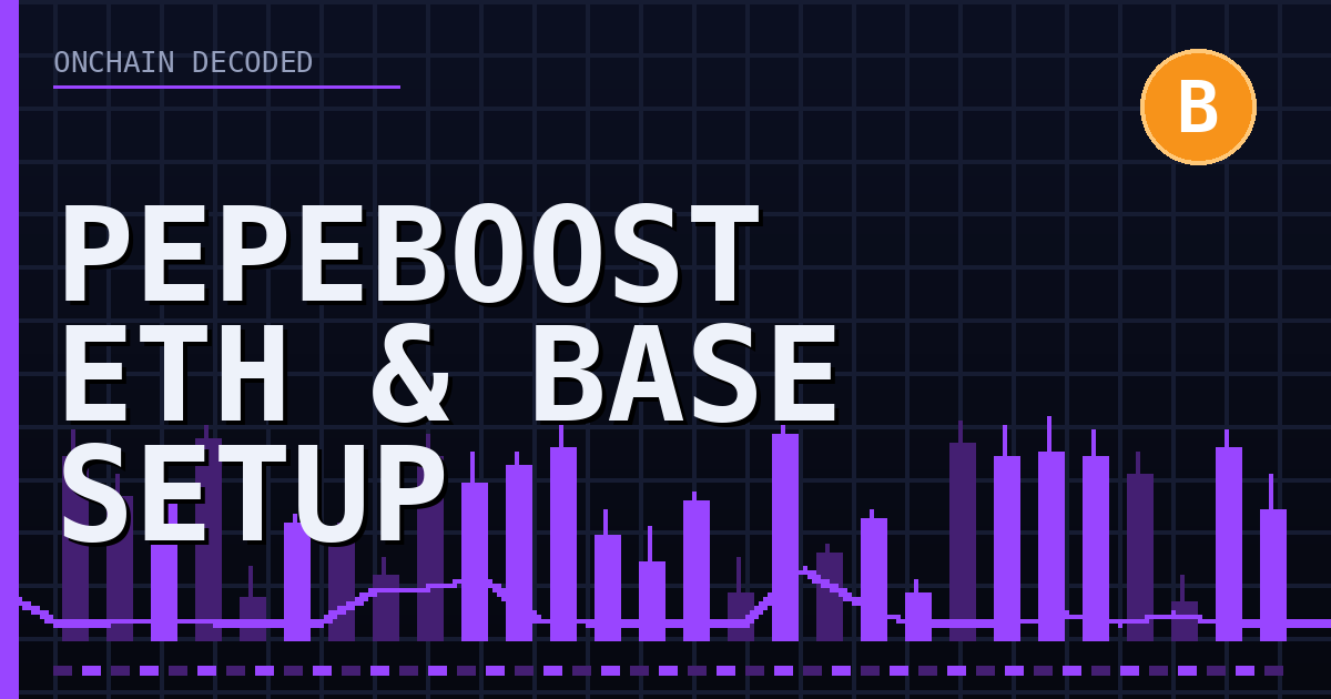 How to Use PepeBoost on Ethereum and Base: Multi-Chain Setup Guide